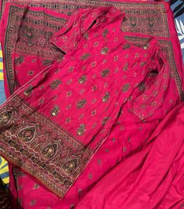 Beautiful Pink Paisley Kurta Set