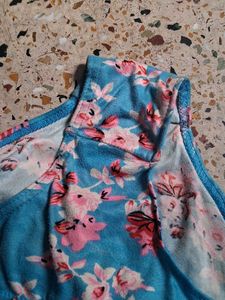 Blue Floral Briefs