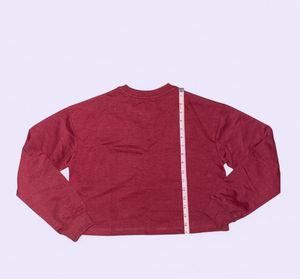 Oversized Fit Cropped Sweatshirt
