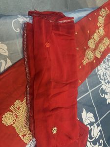 Beautiful Red Embroidered Kurta Set