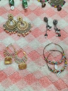 Assorted Ethnic Earrings Collection(12 pairs of ea