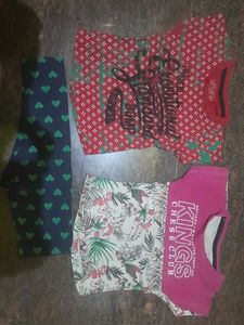 Cute Girls' Pants And Tshirt Set