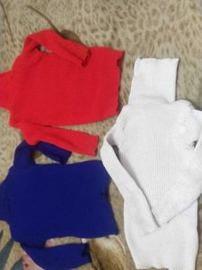 Colourful High Neck Sweaters  Premium Quality