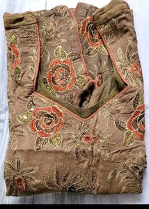 Festive Ethnic Elegant Embroidered Kurta &amp; Dupatta