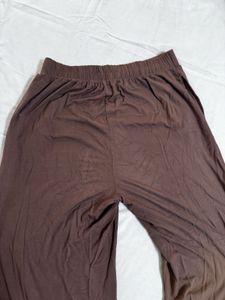 Comfortable Brown Wide-Leg Pants