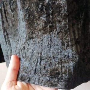 Black Velvet Top