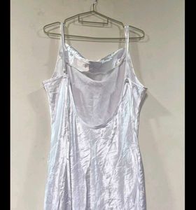 Shiny Camisole Slip Dress