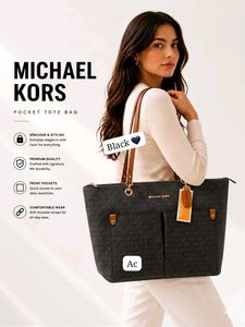 Michael Kors Pocket Tote Bag - Black