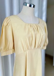 Vintage Inspired Puff Sleeve Dress