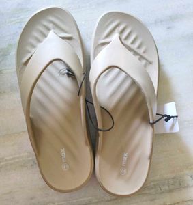 Comfortable Beige Flip-Flops