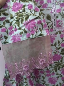 Floral Print Kurta