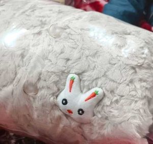 Adorable Fur Bunny Jacket and bottom