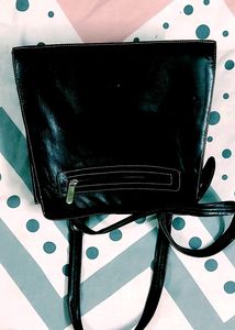 Blue Hide Quilted Tote Bag