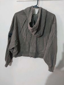 Grey Zip-Up Hoodie