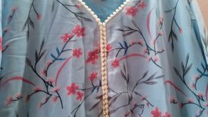 New Sky blue Maxi Dress