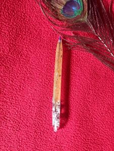 Handmade Resin Letter 'D' Keychain &amp; Pen Set
