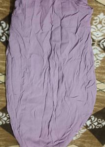 Embroidered Purple Tunic Top