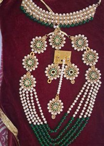 🥰Beautiful bottle green Colour Rani Haar