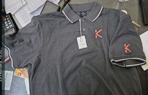 Men's Grey Polo T-Shirt
