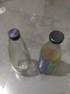 glass bottles