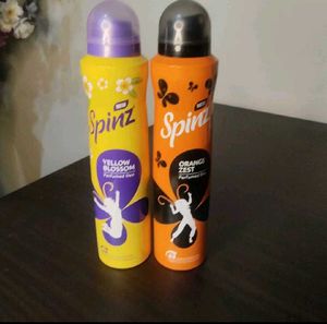 Spinz Perfumed Deo - Yellow Blossom &amp; Orange Zest