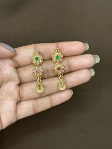 Elegant Gold-Plated Necklace and Earring Set