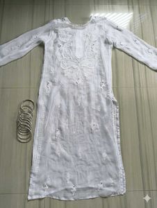 Mirror Work Chikankari kurti