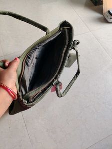 Quilted Tote Bag with Pouch