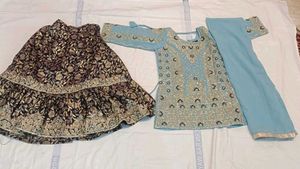 girls farshi shrara set