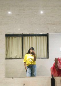 Vibrant Yellow Graphic T-Shirt