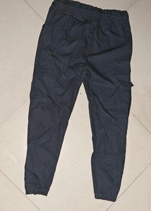 blue semi cargo