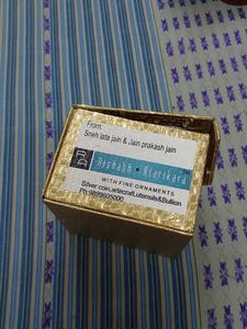 Decorative Golden Jewelry Box