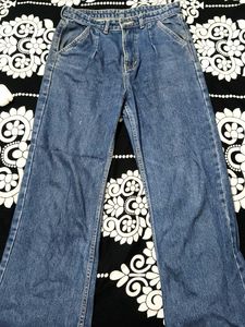 Classic Blue Wide Leg Jeans