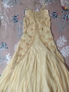 Elegant Embroidered Ethnic Gown