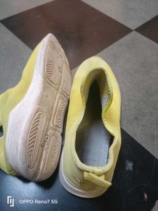 Yellow Slip-On Sneakers