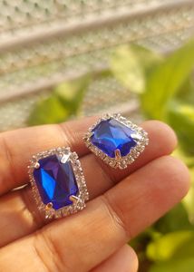 Classic Sapphire Mini Stud Earrings