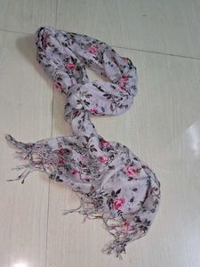 Floral Print Dupatta 🆕🩶💓