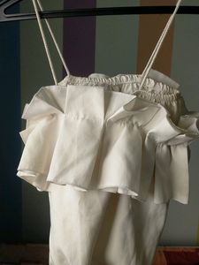 Off Shoulder White Top