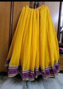 Red Ethnic Skirt