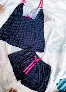 Polka Dot Cami &amp; Shorts Set