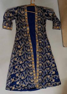 Embroidered Royal Shrug