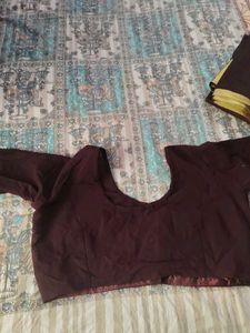 Elegant Maroon Silk Saree