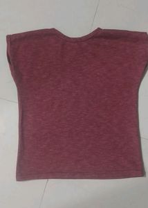 Casual T-shirt For Women Brown
