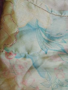 Floral Print saree