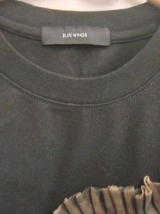 Stylish Black Sequin Embellished T-Shirt
