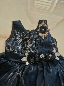 Elegant Blue party wear frock