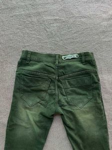 Green Skinny Fit Jeans