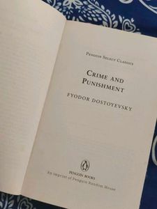 Crime and Punishment by Fyodor Dostoevsky