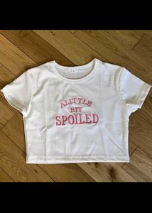 newme Crop Top "A Little Bit Spoiled"I