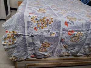 Elegant Floral print double Bed Sheet